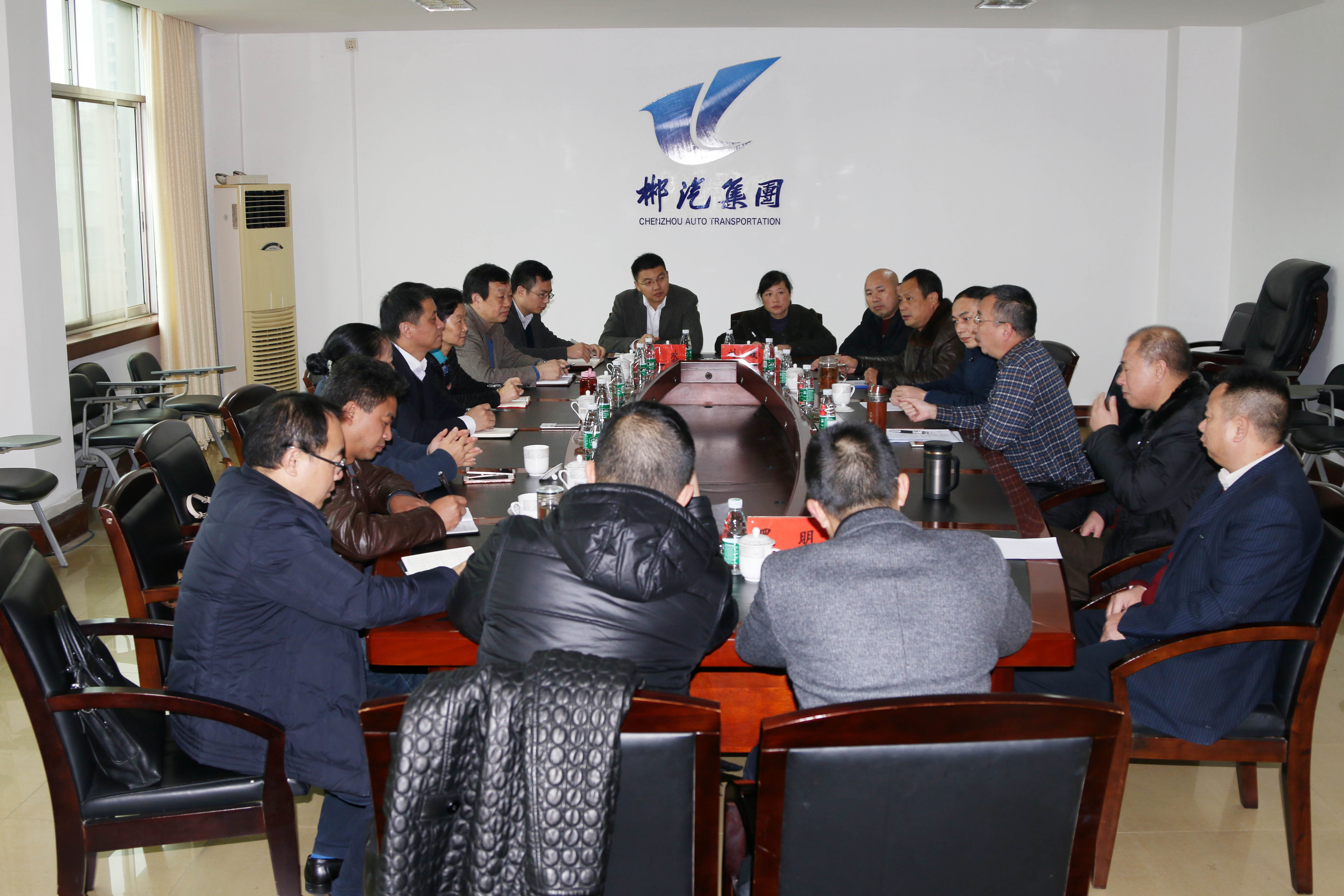 單建華、馬鳳萍一行來我司考察交流