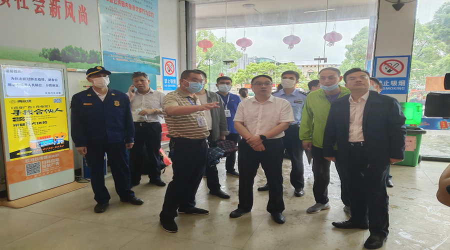 市委常委、副市長馬天毅到天龍站檢查工作